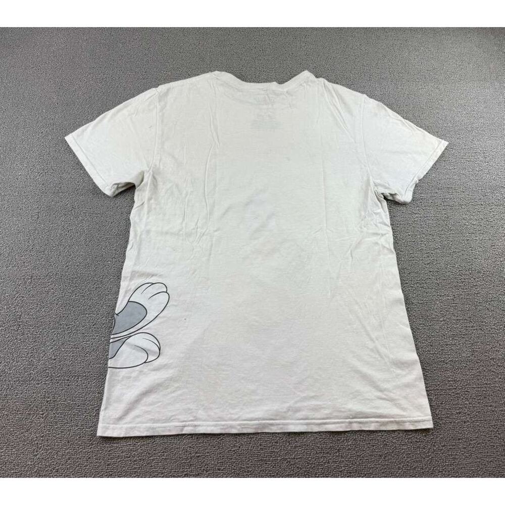 Looney Tunes T Shirt Men Medium White Bugs Bunny Graphic "That's all Folks!" - Picture 2 of 10